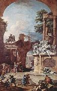 RICCI, Sebastiano Grabmal des Herzogs von Devonshire painting